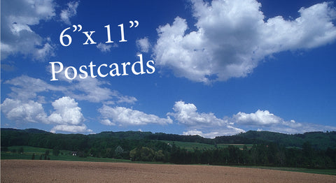 6" x 11" Postcards