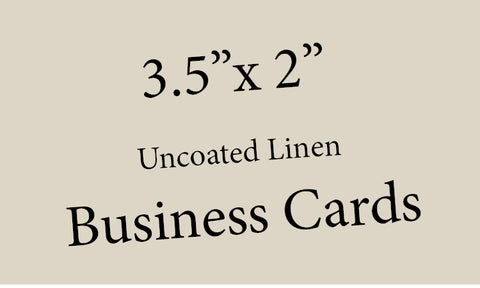 Linen Business Cards