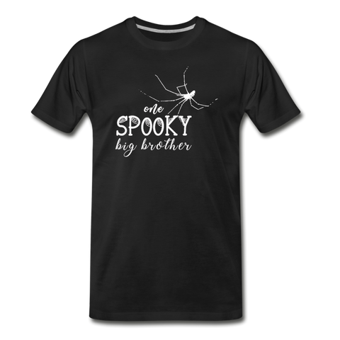 Spooky Big Brother - Adult Size Tshirt - black