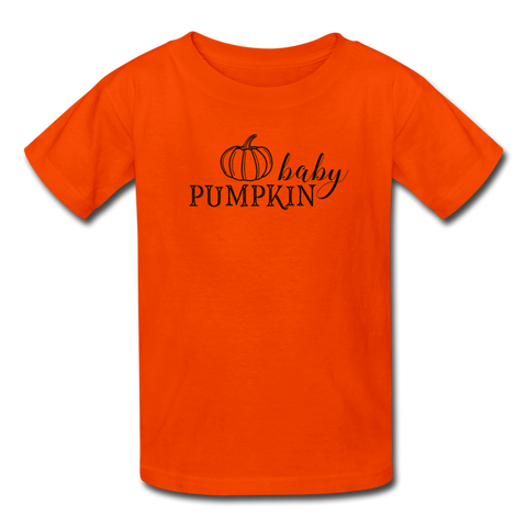 Youth - Baby Pumpkin Tshirt - orange