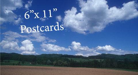 6" x  11" Postcards