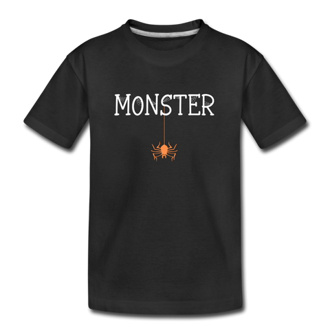 Monster - Spider Kids Tshirt - black