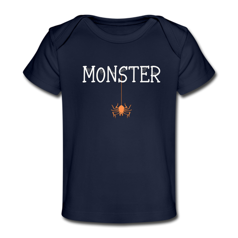 Monster - Spider Infant Tshrit - dark navy