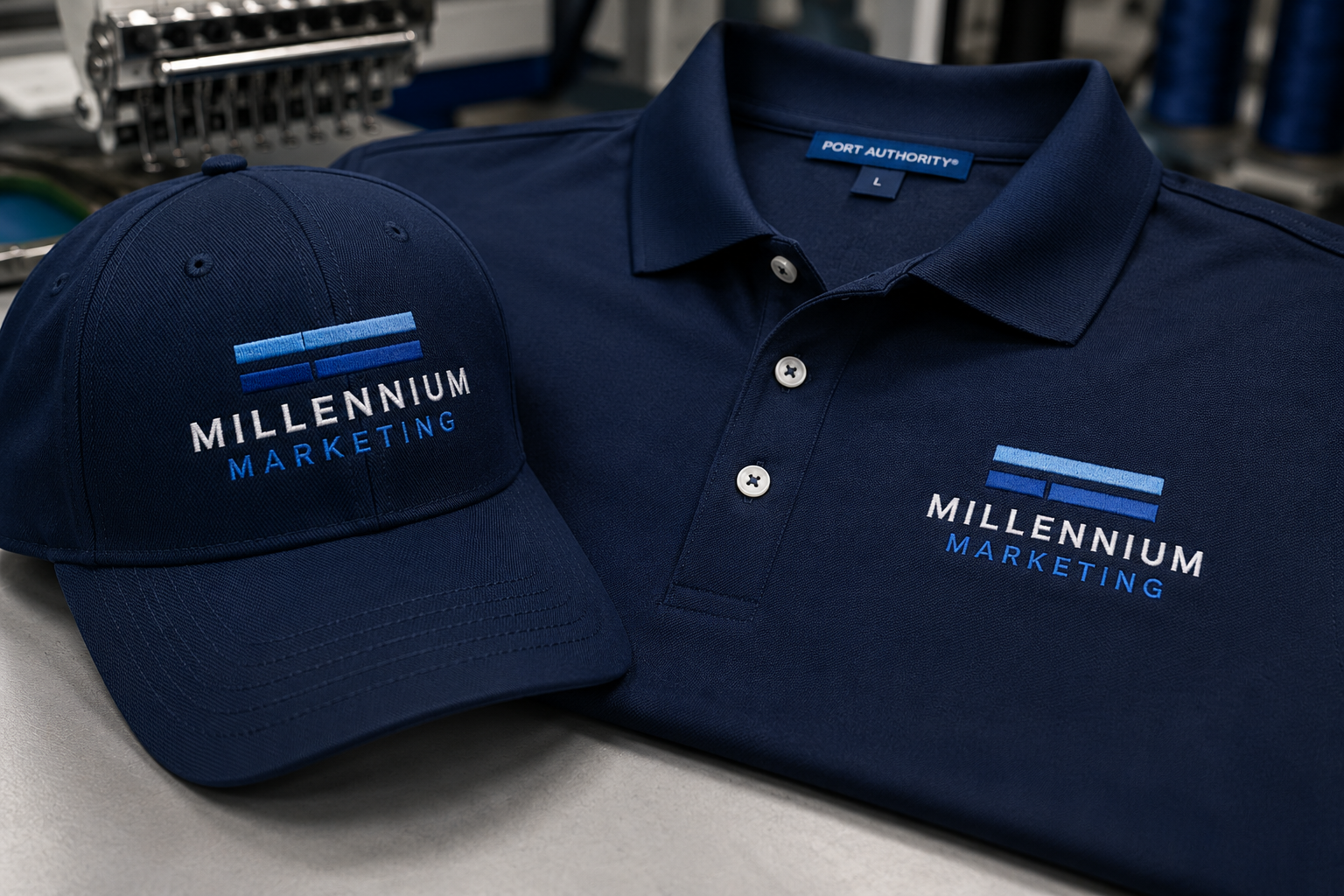 Custom embroidered apparel