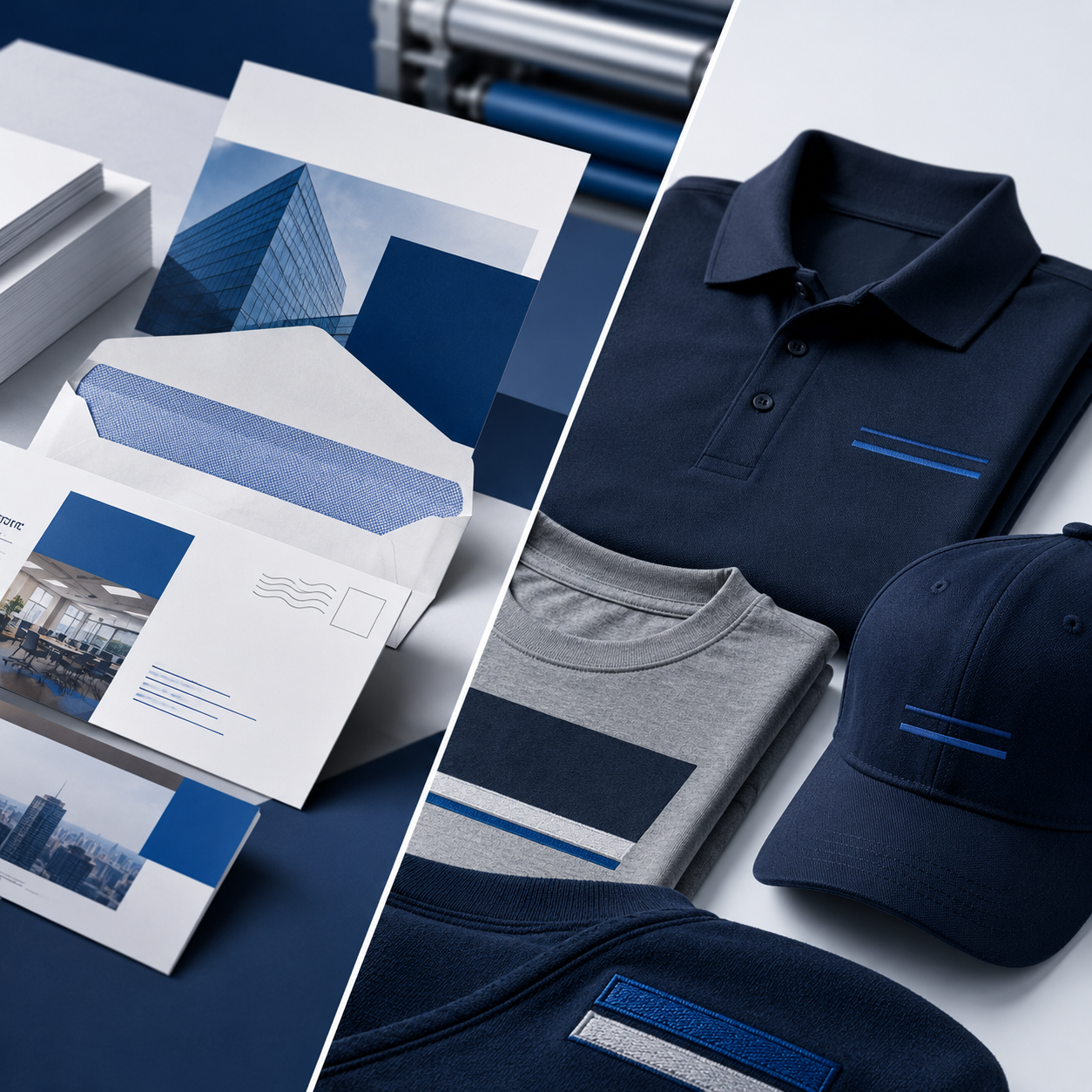 Printed materials and custom branded apparel